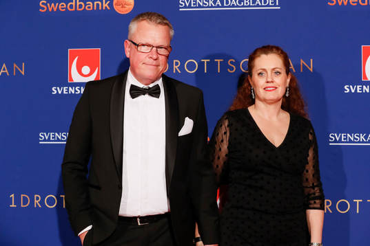 Janne Andersson, Förbundskapten Fotboll, och hustrun Ulrika