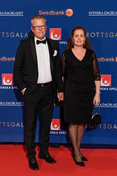 Janne Andersson, Förbundskapten Fotboll, och hustrun Ulrika