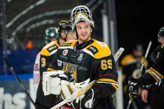 Panterns målvakt Tex Williamsson deppar