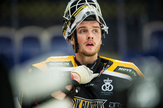 Panterns målvakt Tex Williamsson deppar