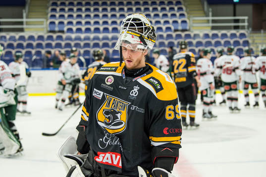 Panterns målvakt Tex Williamsson deppar