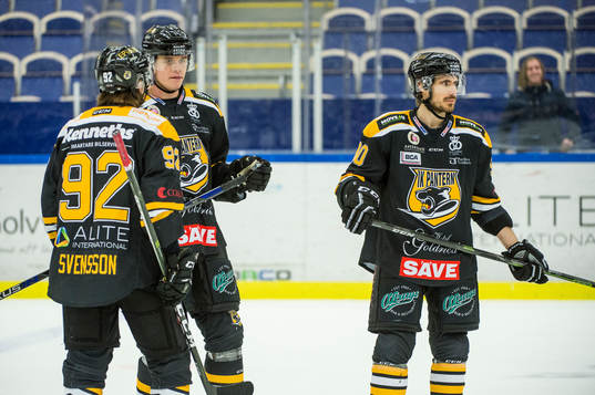 Panterns Dennis Svensson, Jacob Cederholm och Mattias