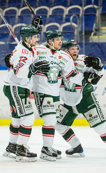 Tingsryds Johan Eriksson, Emil Forslund och Niklas