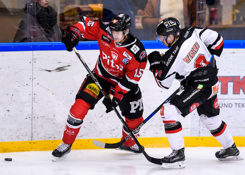 Piteås Kevin Lidström och Hudiksvalls Viktor Widing