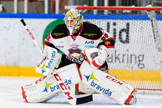 Malmö Redhawks målvakt Oscar Alsenfelt