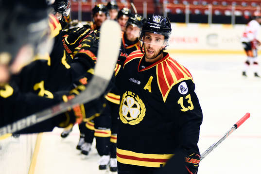 Brynäs Ryan Gunderson jublar