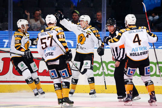 Skellefteås spelare jublar