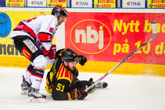 Örebros Kalle Olsson och Brynäs Marc Zanetti