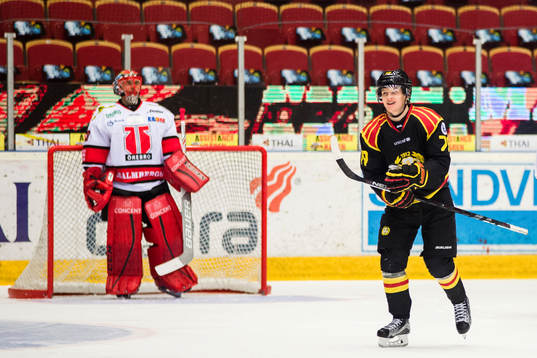 Brynäs Daniel Mannberg jublar