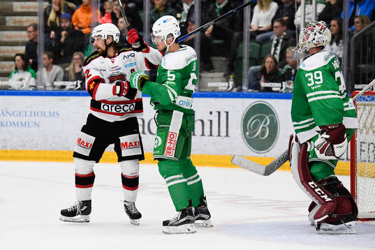 Malmö Redhawks Andreas Thuresson mot Rögles Alen Bibic