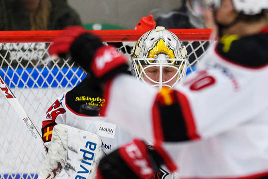 Malmö Redhawks målvakt Oscar Alsenfelt