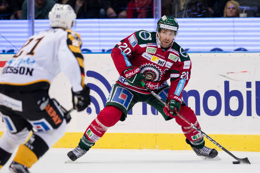 Frölundas Joel Lundqvist mot Skellefteås Jimmie Ericsson