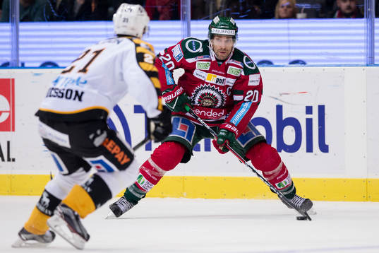 Frölundas Joel Lundqvist mot Skellefteås Jimmie Ericsson
