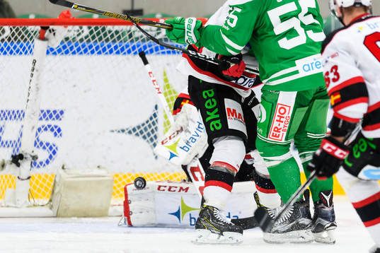 Rögles Timothy Liljegren (ej i bild) har gjort 1-1