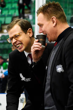 Malmö Redhawks assisterande tränare Martin Filander och