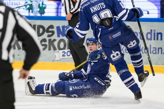 Leksands Johan Porsberger jublar