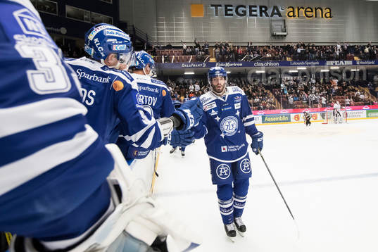 Leksands Markus Lauridsen jublar