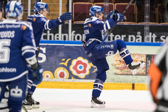 Leksands Johan Olofsson jublar