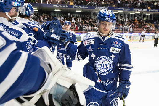 Leksands Johan Olofsson jublar