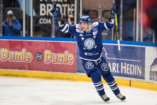 Leksands Ben Youds jublar