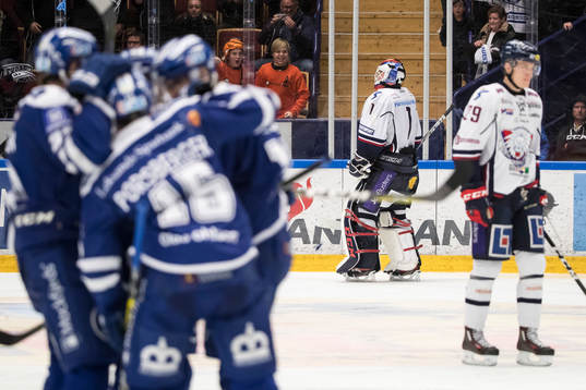 Linköpings målvakt Marcus Högberg och Linköpings