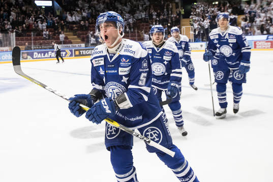 Leksands Ben Youds jublar