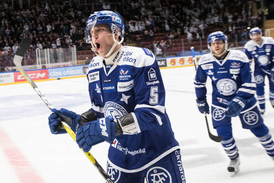 Leksands Ben Youds jublar