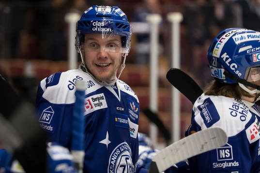 Leksands Lukas Ericsson glad
