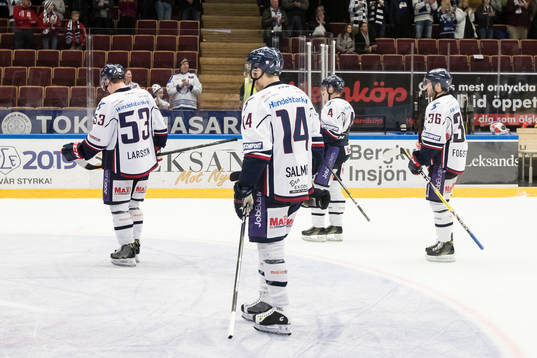 Linköpings Eddie Larsson och Anssi Salmela och Niclas