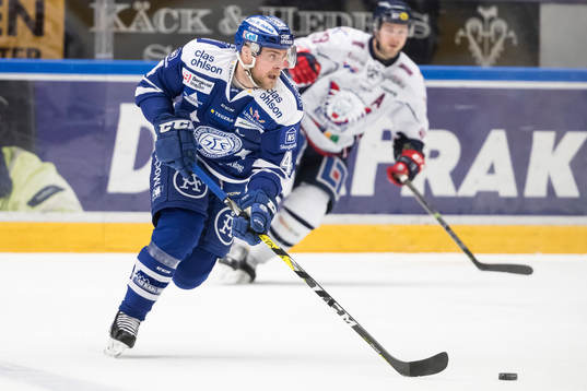 Leksands Nichlas Torp  i ishockeymatchen i SHL mellan