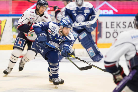 Leksands Nichlas Torp  i ishockeymatchen i SHL mellan