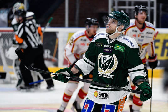 Färjestads Anton Grundel deppar