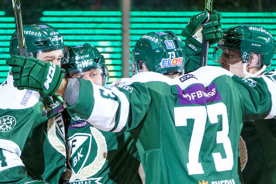 Färjestads Marcus Nilsson jublar