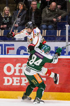 Luleås Isac Lundeström och Färjestads Tomas Skogs