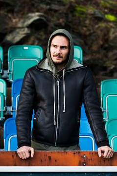 FC Köpenhamns Erik Johansson på läktaren