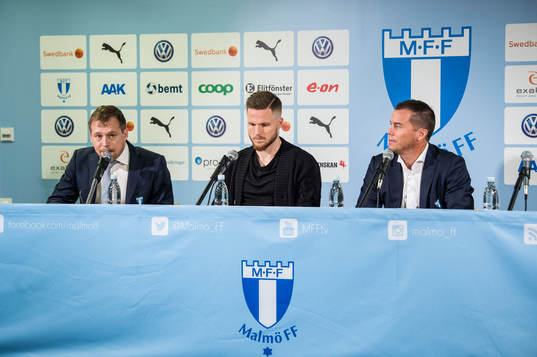 Presschef Peter Åhlander och sportchef Daniel Andersson