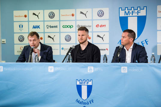 Presschef Peter Åhlander och sportchef Daniel Andersson