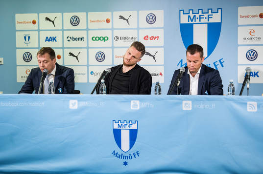 Presschef Peter Åhlander och sportchef Daniel Andersson