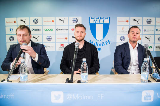 Presschef Peter Åhlander och sportchef Daniel Andersson