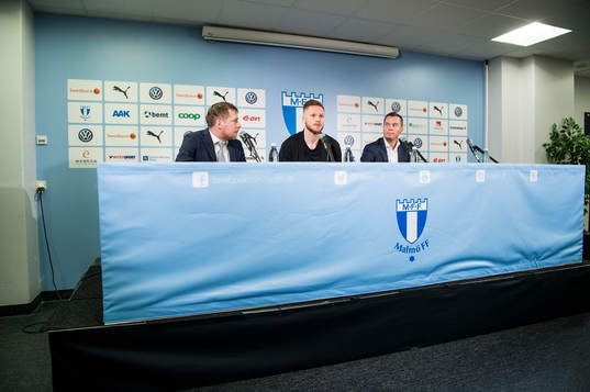 Presschef Peter Åhlander och sportchef Daniel Andersson