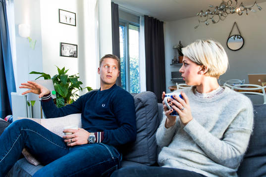 Feyenoords Pär Hansson och Emma Hansson