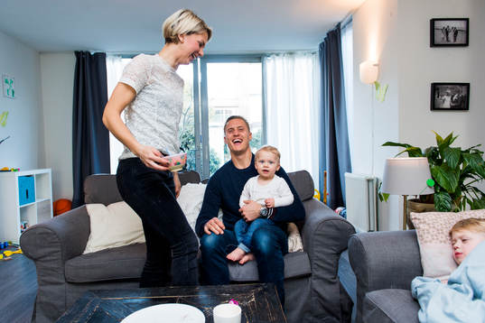 Emma Hansson, Feyenoords Pär Hansson och  dottern Selma