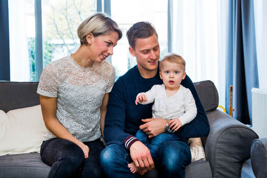 Emma Hansson, Feyenoords Pär Hansson och  dottern Selma