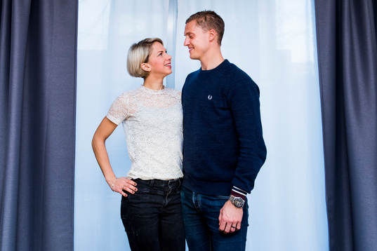 Emma Hansson och Feyenoords Pär Hansson