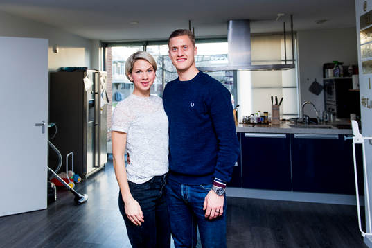 Emma Hansson och Feyenoords Pär Hansson