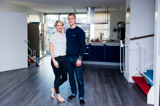 Emma Hansson och Feyenoords Pär Hansson
