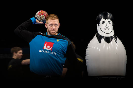 Bläddra bland fler bilder av Handboll, VM, Sverige, Träning