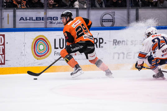 Karlskronas Alexander Wiklund och Växjös Cory Murphy