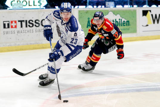 Leksands Sondre Olden och Djurgårdens Henrik Eriksson