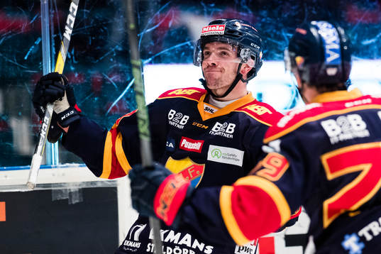 Djurgårdens Matt Anderson jublar